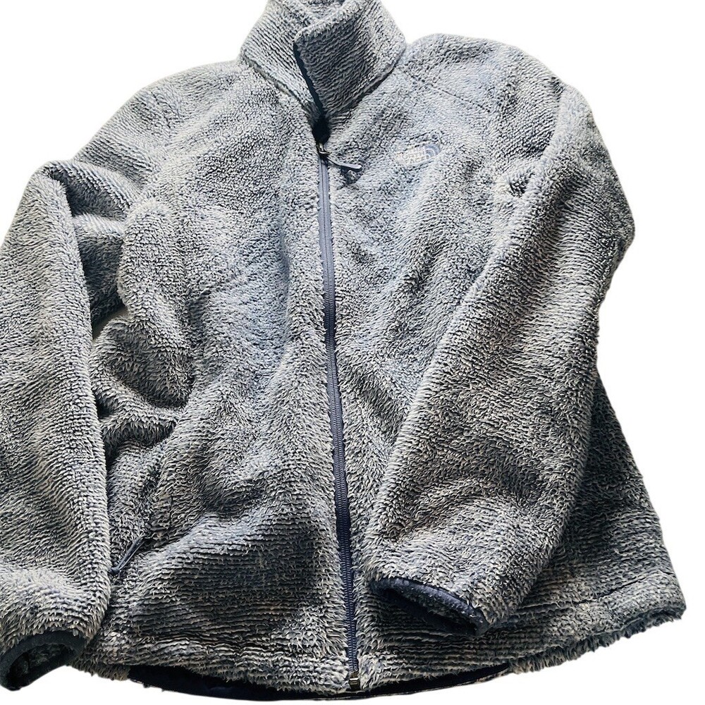 The North Face Osito Womens Fleece Jacket Gray Full Zip Size M